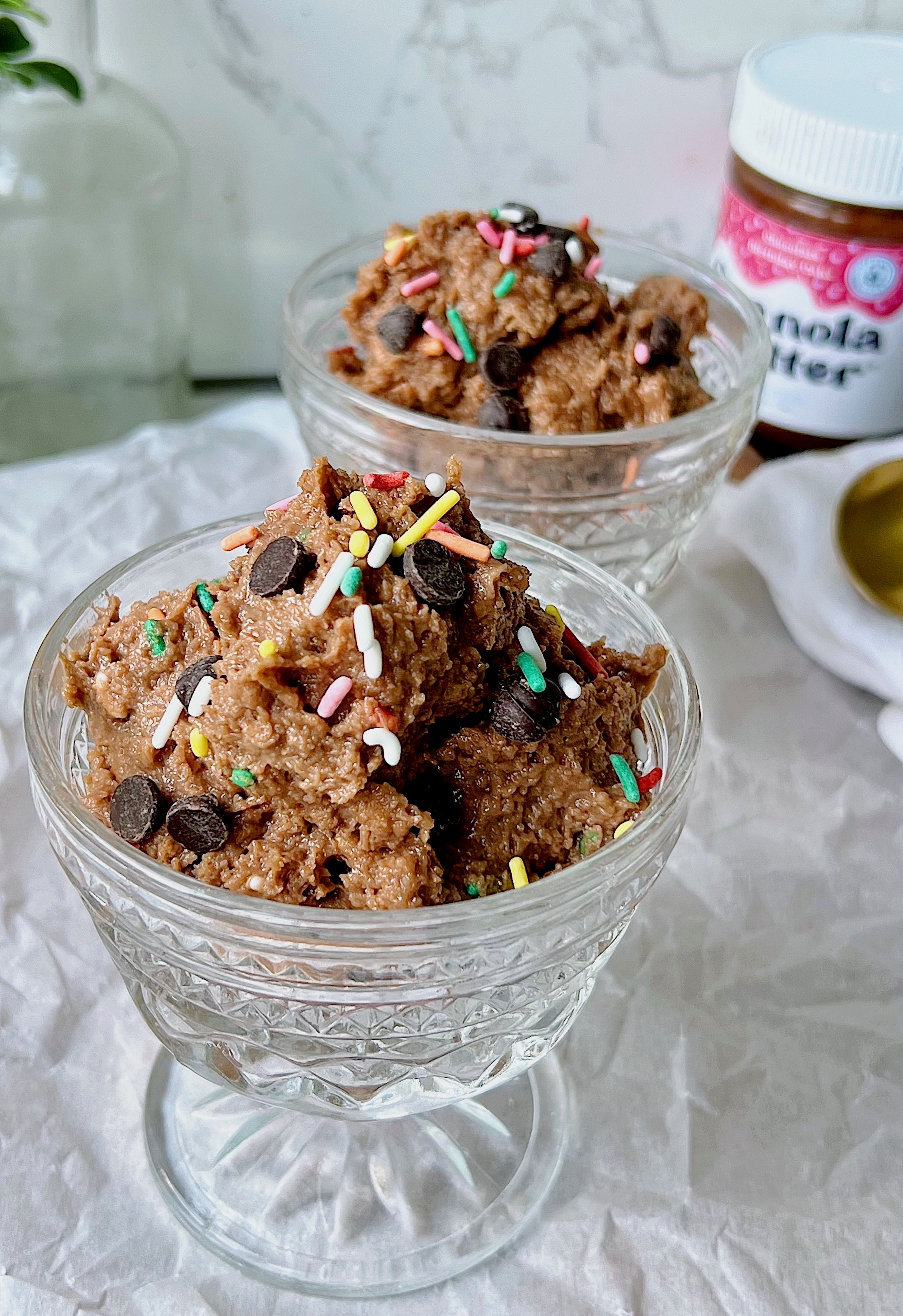 Chocolate Birthday Cake Edible Cookie Dough (KidFriendly, High Protei