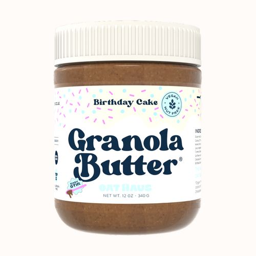 Birthday Cake Granola Butter