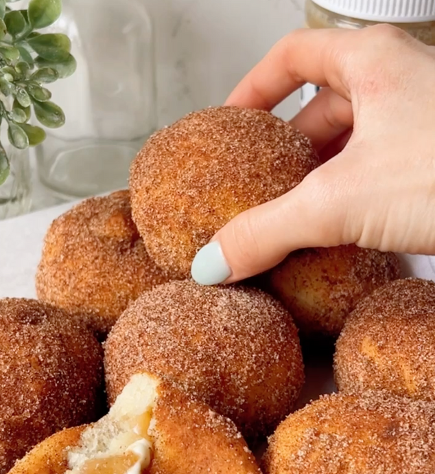 Air Fryer Apple Pie Cheesecake Bombs!!