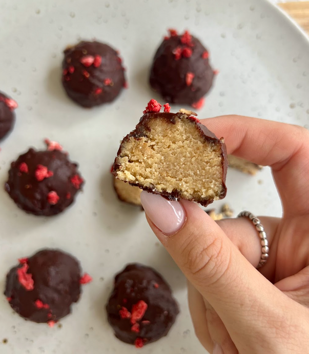 Birthday Cake Truffles (Gluten-Free, Vegan, Refined Sugar-Free)