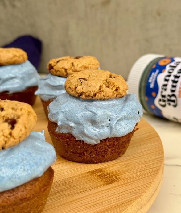 Blue Monster Cupcakes (Vegan, Gluten-Free, Nut-Free, School Safe)