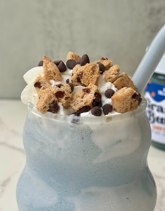 Blue Monster Milkshake (Non-Dairy, Vegan)