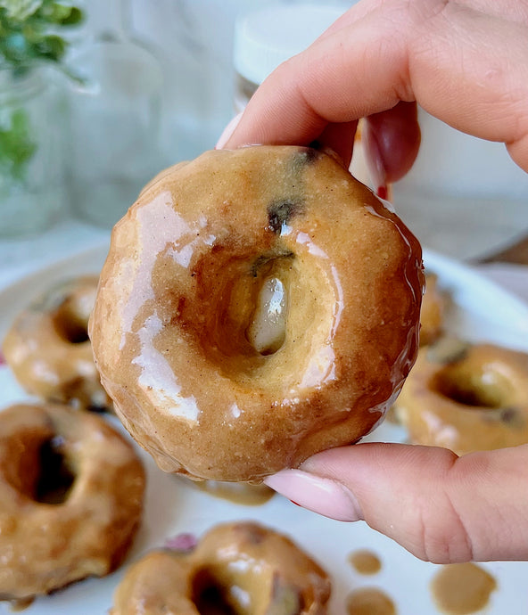 Air Fryer Mini Blueberry French Toast Donuts (High-Protein, Nut-Free)