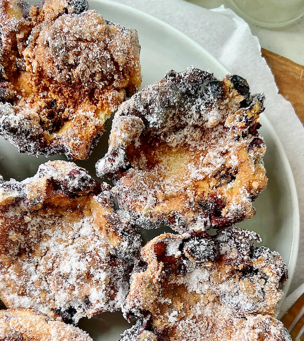 Blueberry Popovers 🫐 (Nut-Free, Dairy-Free)