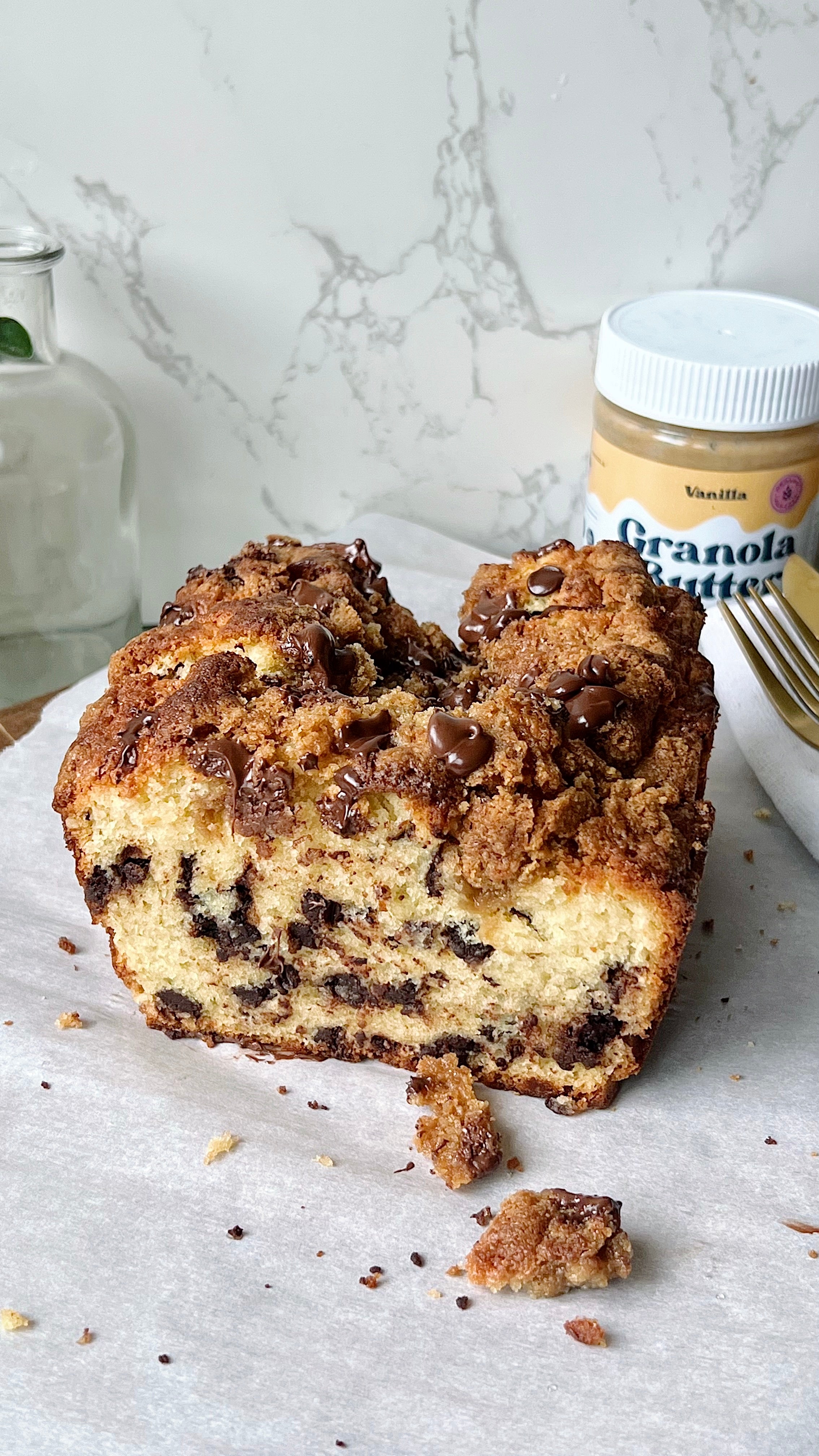 Chocolate Chip Crumb Cake (!!) Oat Haus