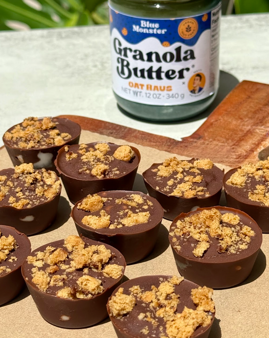 Cookie Monster Protein Bites! (High Protein, Vegan)