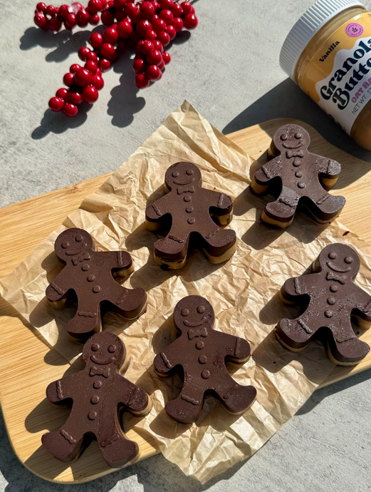 Gingerbread Chocolates 🎄🎅💚♥️ (Gluten-Free, Vegan, Nut-Free)