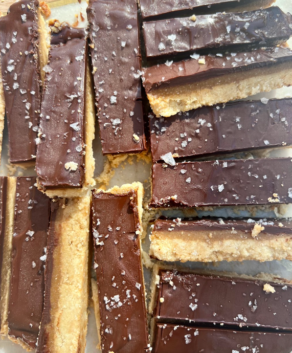 HOMEMADE TWIX (Gluten-Free, Vegan, Nut-Free)