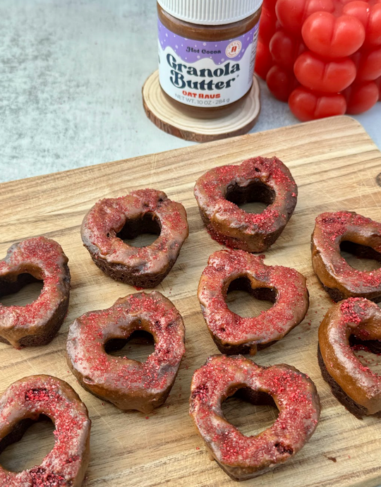 Hot Cocoa Donuts 🍩🩷 (Gluten-Free, Dairy-Free)