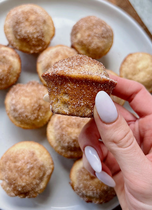 Mini Cinnamon Roll Donut Muffins (Gluten-Free, Dairy-Free, Nut-Free, School Safe)