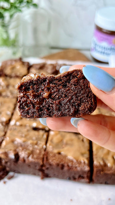 Salted Carmel Espresso Brownies
