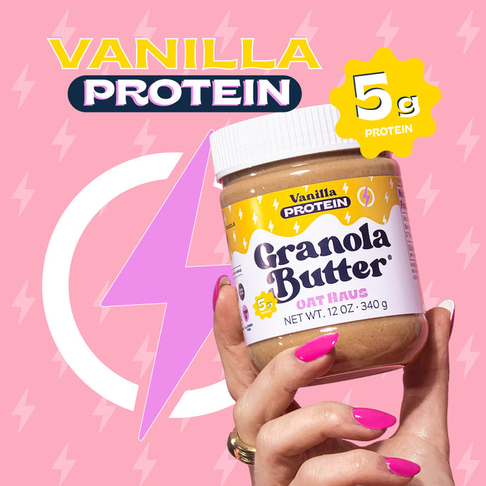 Introducing: PROTEIN GRANOLA BUTTER!!! ⚡️⚡️