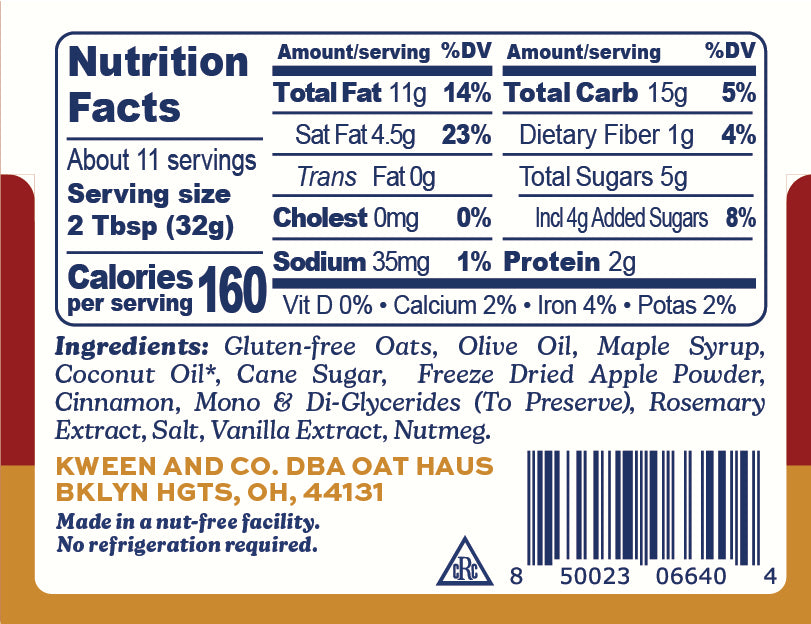 Nutrition Facts 1