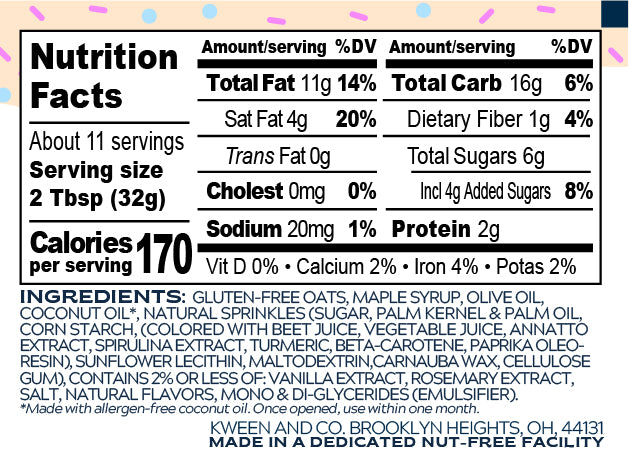 Nutrition Facts 1
