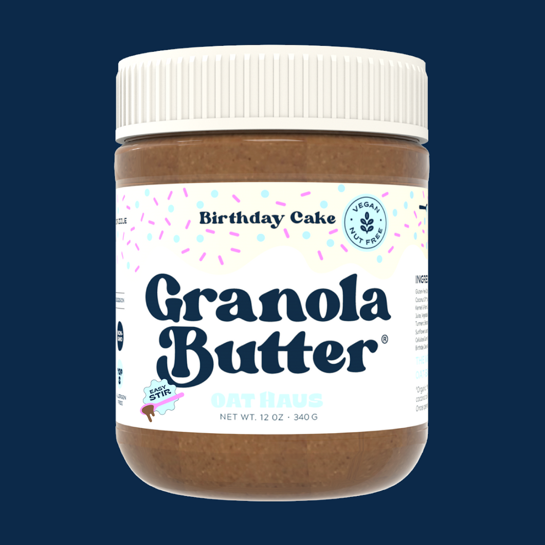 EASY STIR Birthday Cake Granola Butter