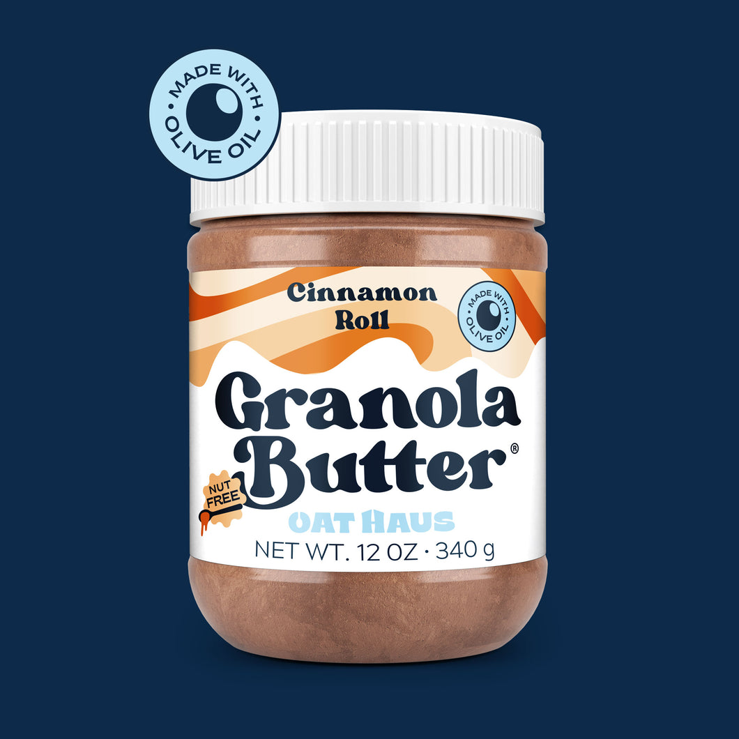 Cinnamon Roll Granola Butter