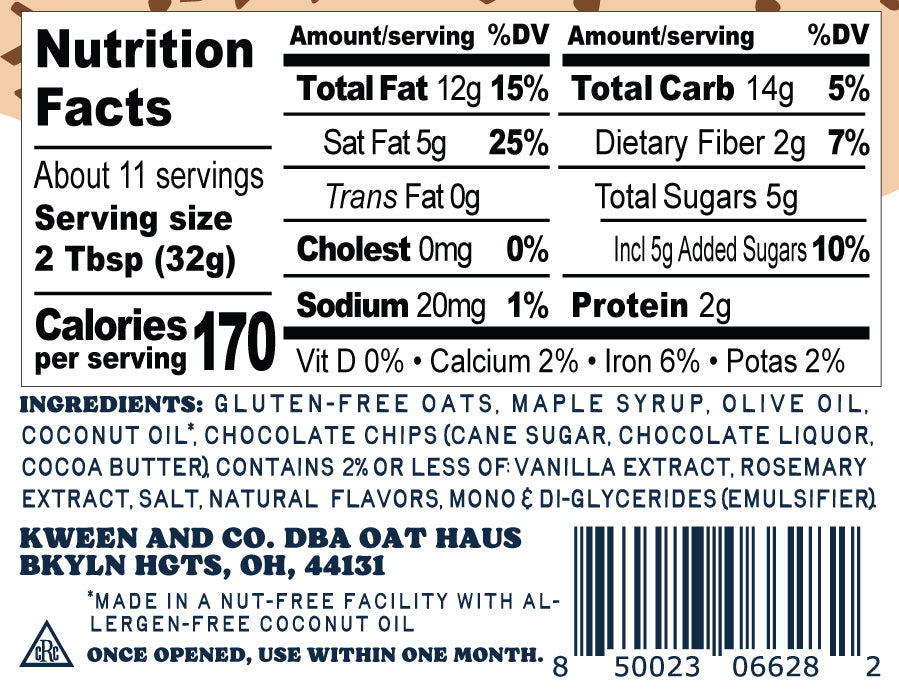 Nutrition Facts 1