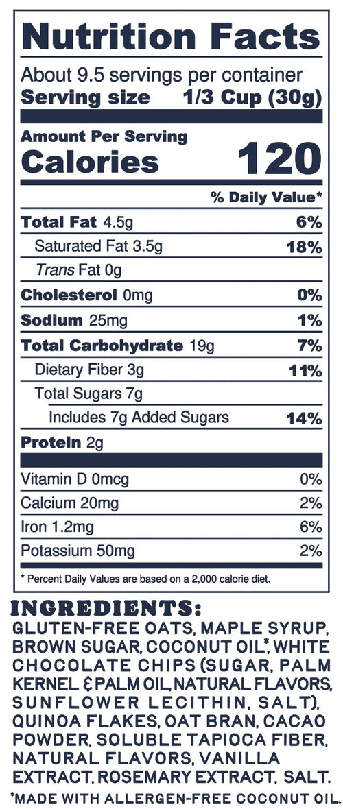Nutrition Facts 1