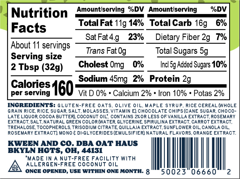Nutrition Facts 1