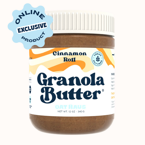 Cinnamon Roll Granola Butter