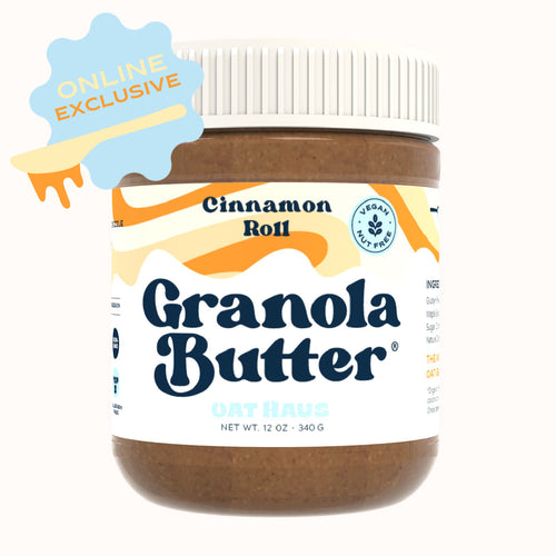 Cinnamon Roll Granola Butter