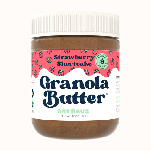 Strawberry Shortcake Granola Butter